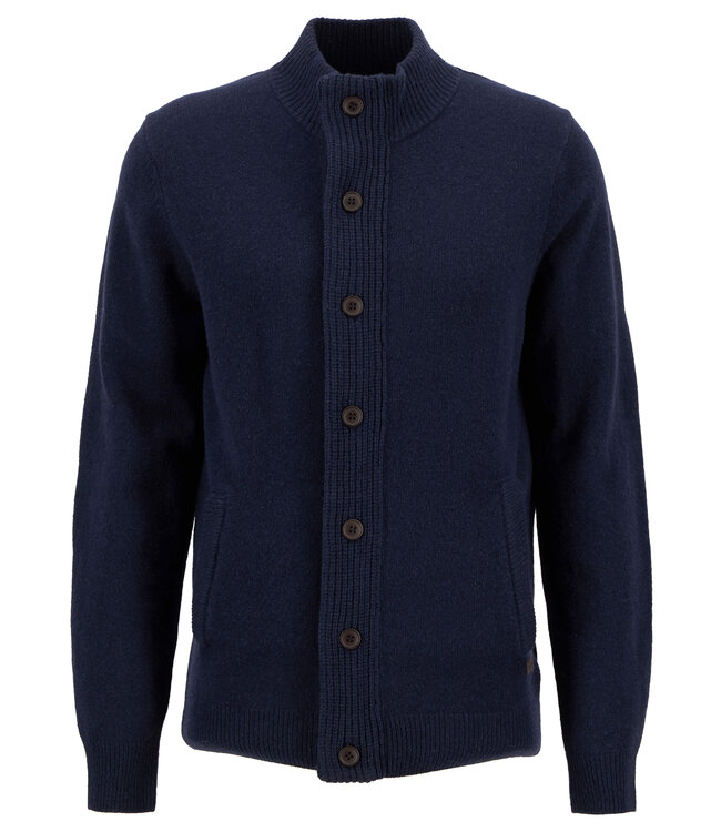 Barbour M's Essential Elbow-Patch Cardigan