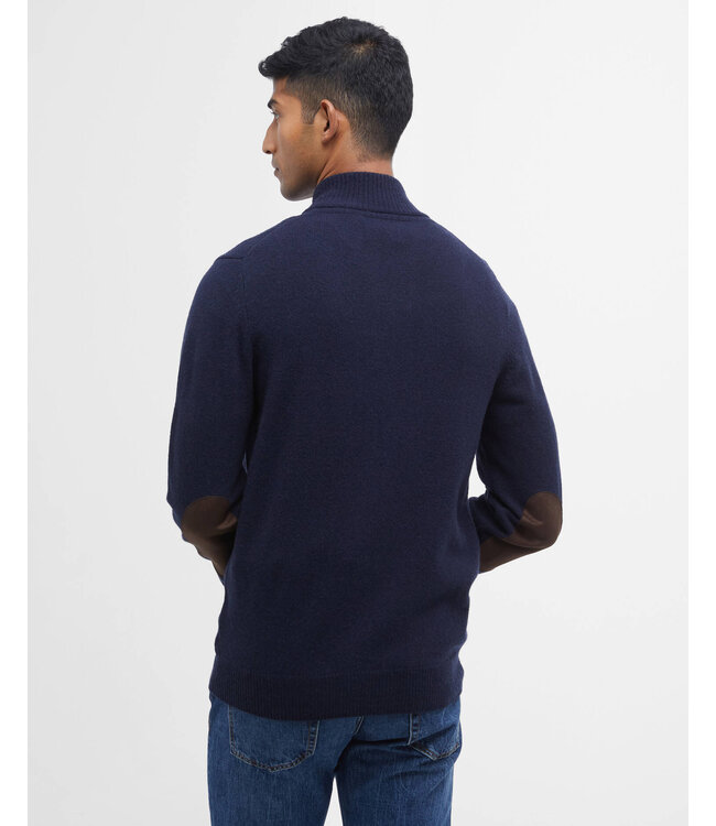 Barbour M's Essential Elbow-Patch Cardigan