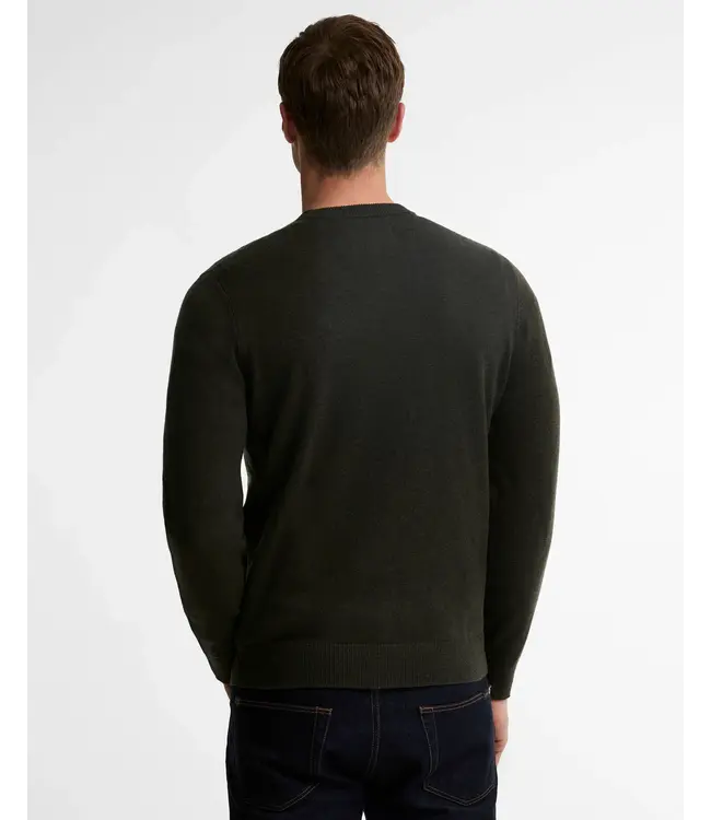 Barbour M's Mineral Tartan Crew Neck Jumper