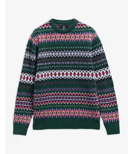 Barbour M's Case Fair Isle Jumper