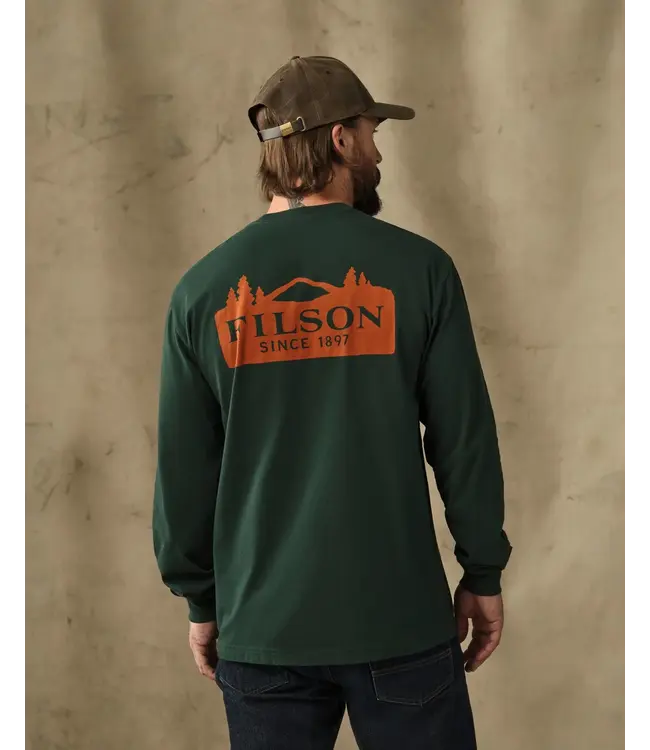 Filson M's L/S Scenic Graphic T-Shirt