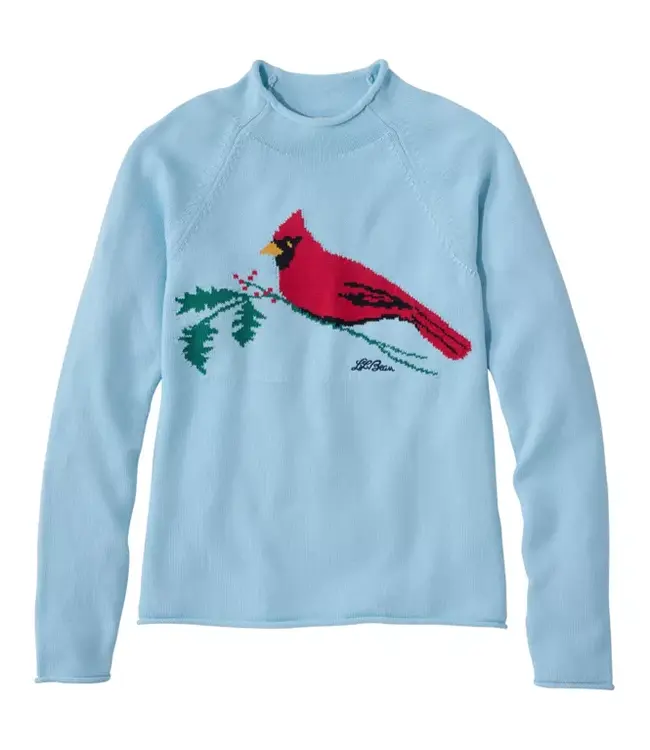L.L.Bean W's The Original Double L® Sweater, Novelty Rollneck