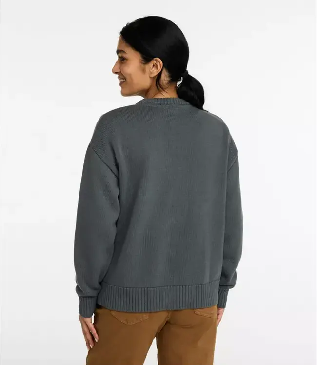 L.L.Bean W's The Original Double L® Sweater, Novelty Crewneck