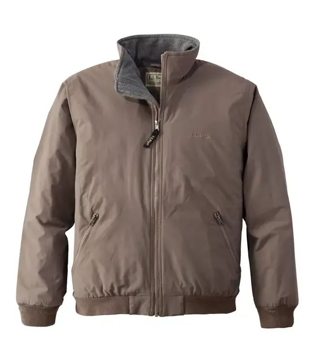 L.L.Bean M's Warm-Up Jacket, Fleece Lined