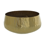 6”H X 12.5” GOLD ROBERI BOWL