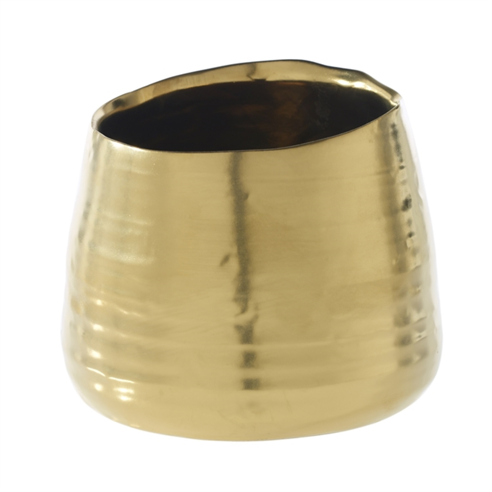 5.5" x 4.5" GOLD Tegan Pot and Vase (AD)