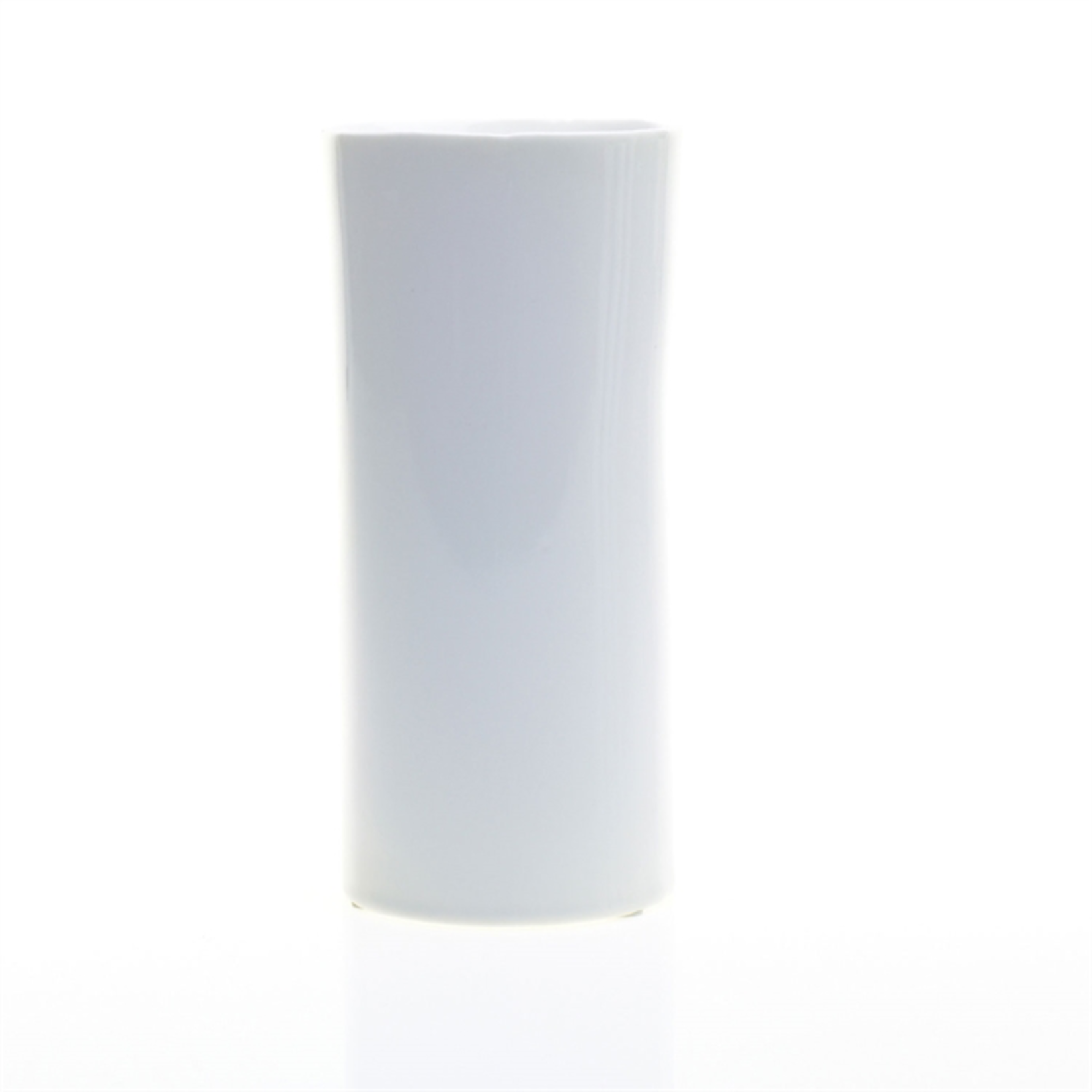 3.75'' x 8’'H WHITE Brooklyn Vase(AD)