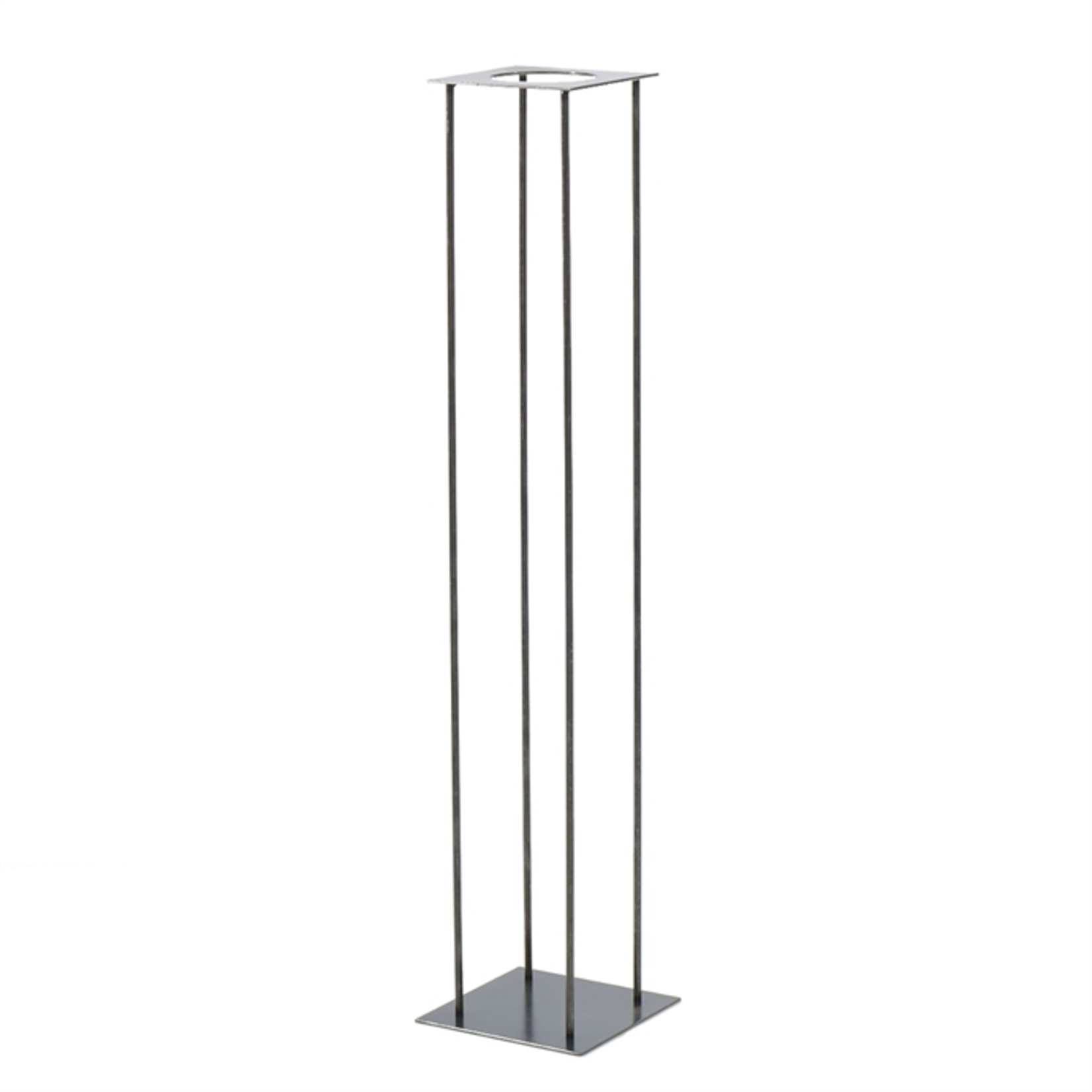 45” X8” X 8” SILVER HARLOW STAND (AD)