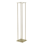 ACCENT DECOR 45” X8” X 8” GOLD HARLOW STAND (AD)