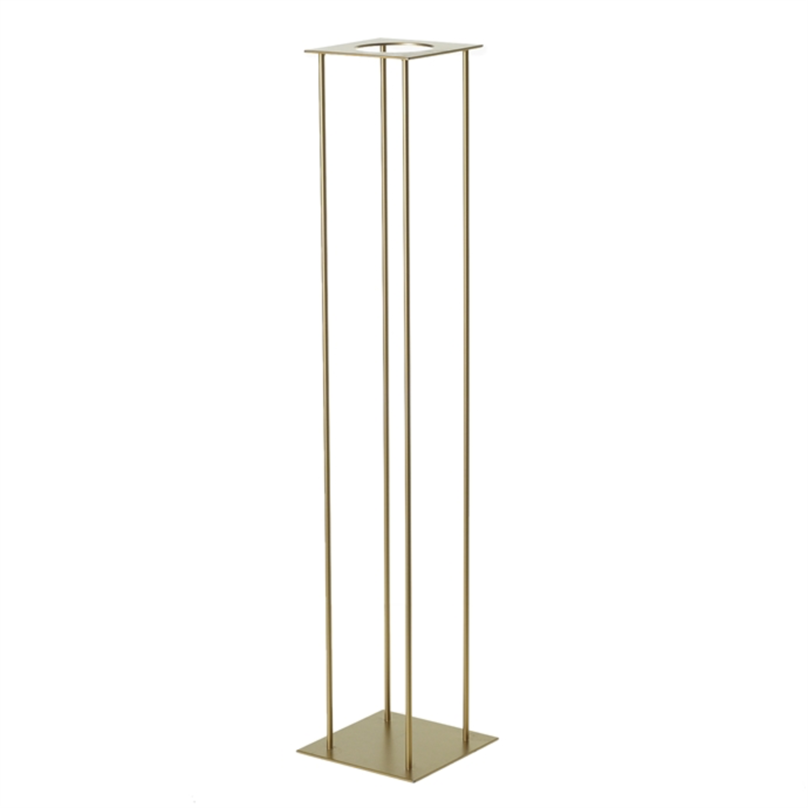 45” X8” X 8” Gold Harlow Stand Ad Quality Wholesale 