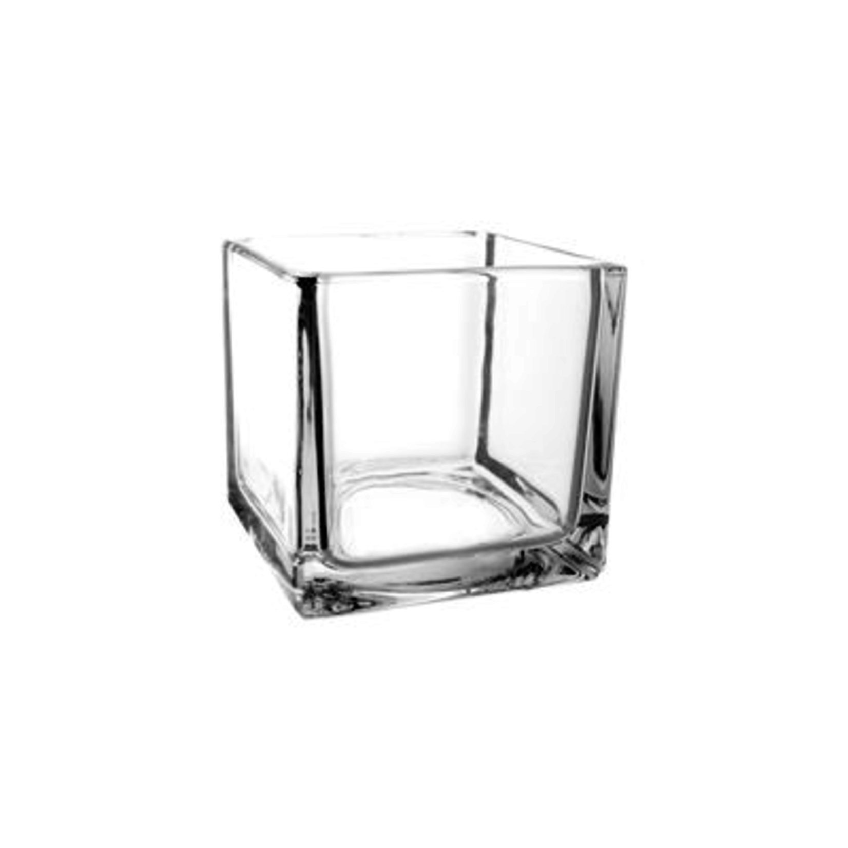 4" x 4" x4" CLEAR GLASS CUBE