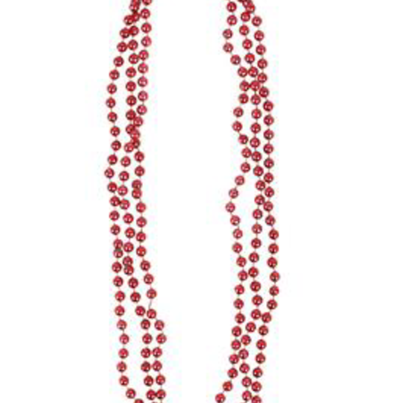 33"" 7 MM RED BEADS