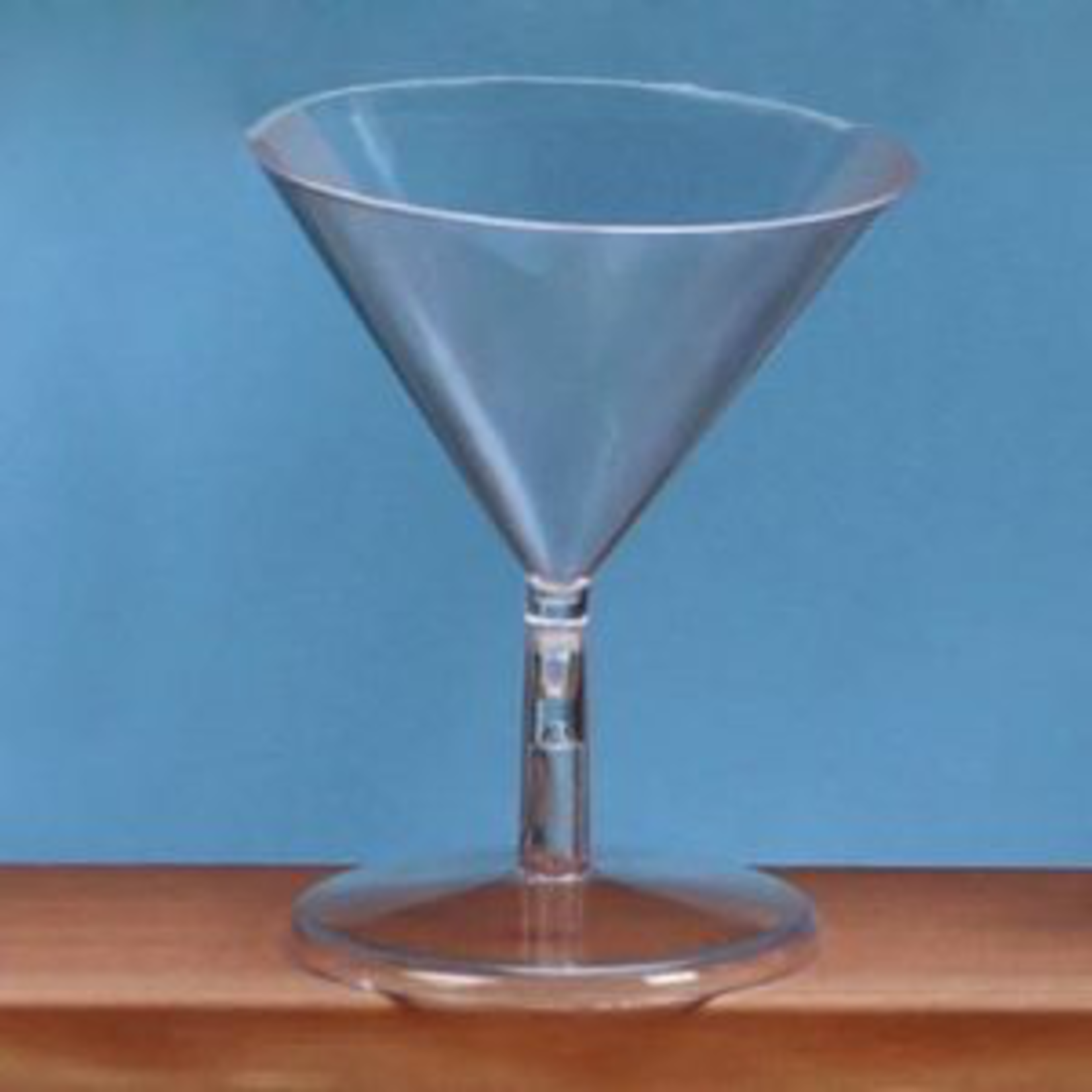 3.5"" PLASTIC MARTINI GLASS, 1 DOZ/PACK