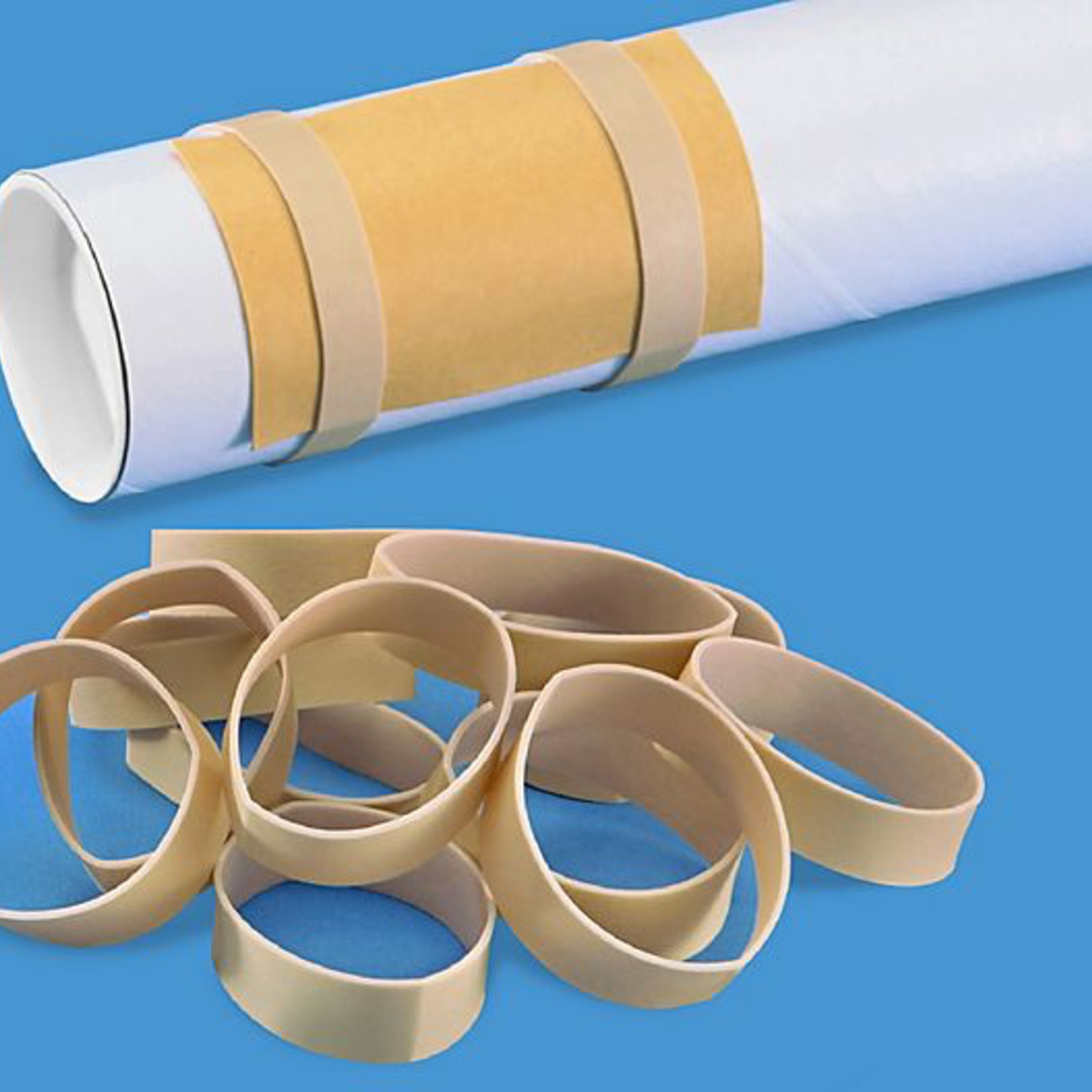 #82 1 POLY RUBBER BAND 2 1/2 X 1/2