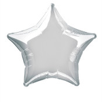 20’’ SILVER STAR FOIL BALLOON