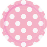 pink dot 7 """" plate reg $1.89