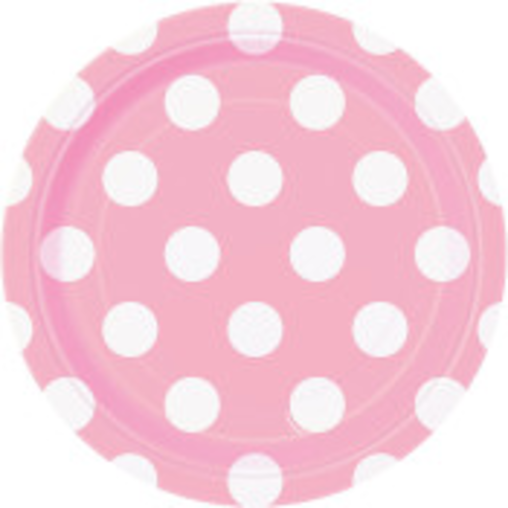 pink dot 7 """" plate reg $1.89