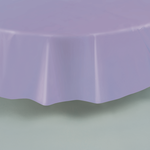 Round Plastic Tablecover 84""-Lavender