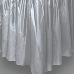 Plastic Tableskirt -Silver