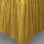 Plastic Tableskirt -Gold