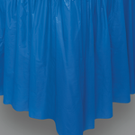 Plastic Tableskirt - Royal Blue