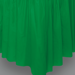 Plastic Tableskirt - Lime Green