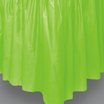 Plastic Tableskirt -Emerald Green