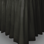 Plastic Tableskirt -Black
