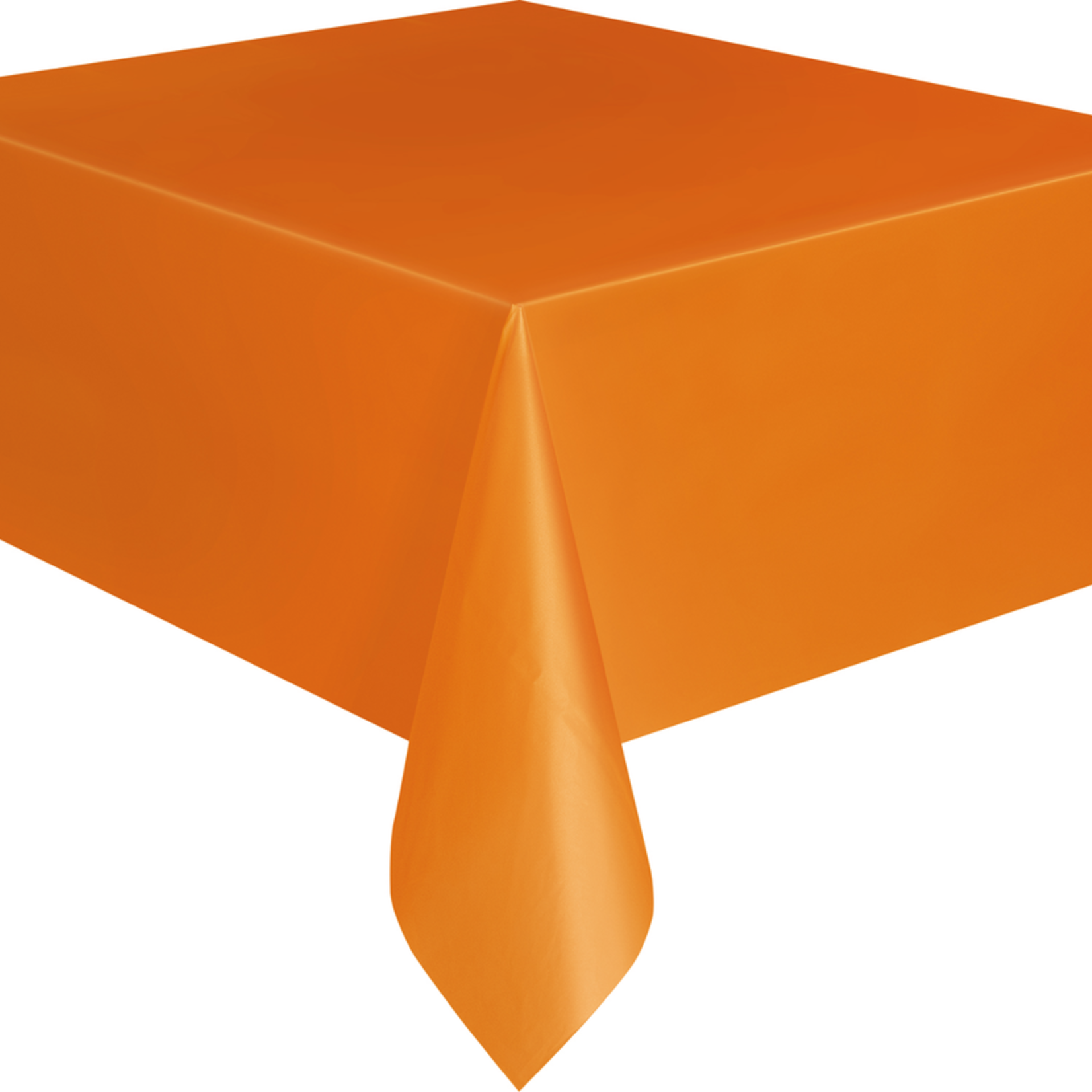 Plastic Tablecover 54""x108"" -Orange