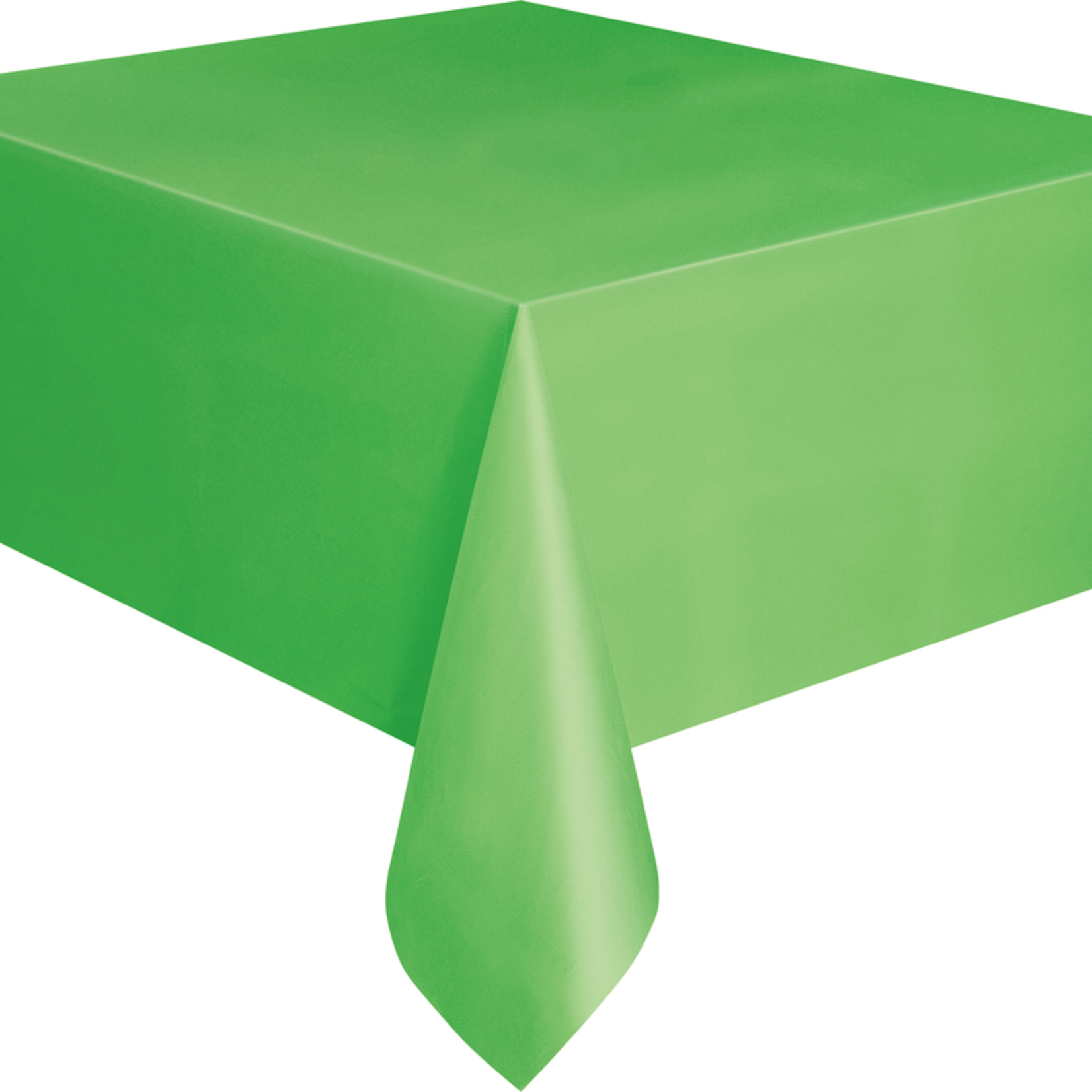 Plastic Tablecover 54""x108"" -Lime Green