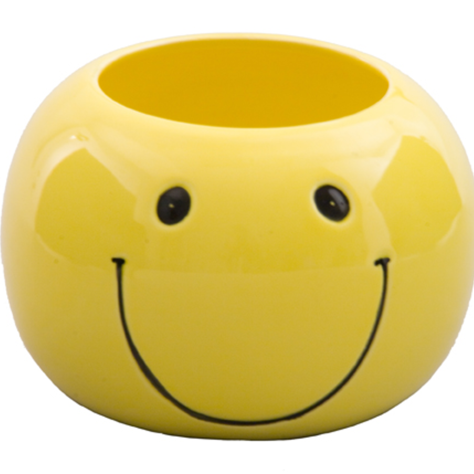 4"H X 3.5" Happy Face Round Bowl
