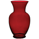 11" Spring Garden Vase - Ruby