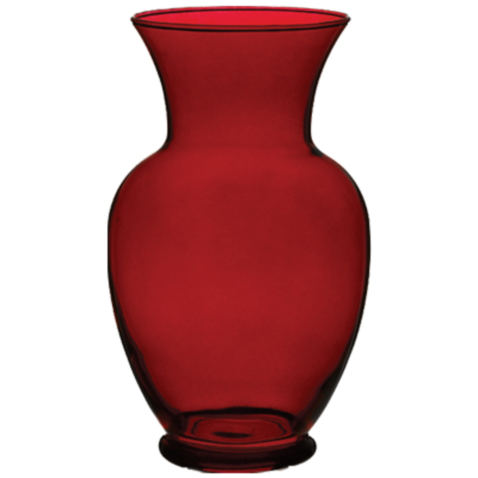 11"" Spring Garden Vase Ruby QUALITY WHOLESALE