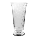 10 1/2" Romanesque Vase - Crystal