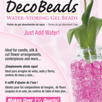 Deco Beads - retail packet - Pink