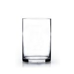 6"H X 4"D CLEAR GLASS CYLINDER VASE