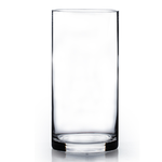 10"H X 4"D CLEAR GLASS CYLINDER VASE