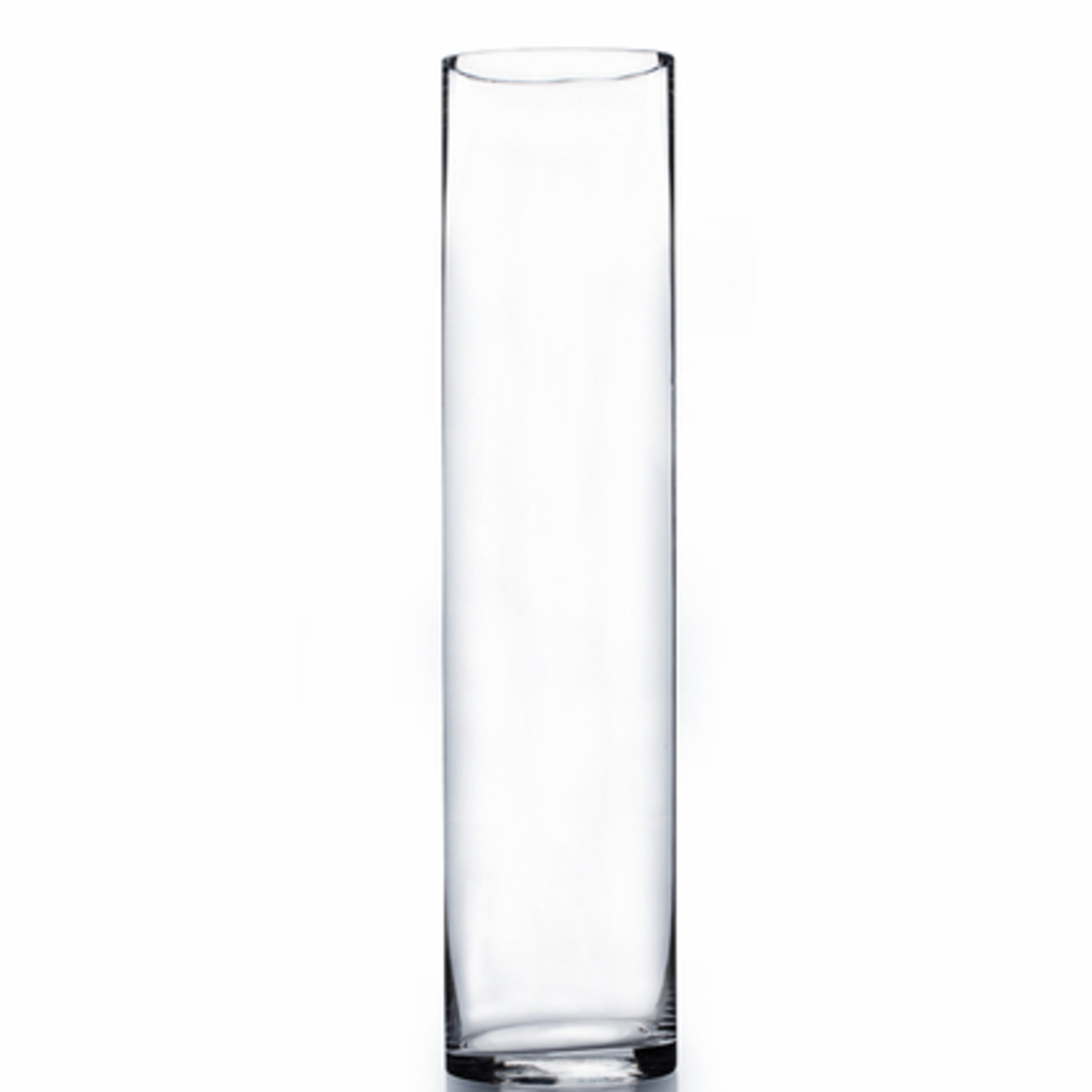 16"H X 4" CLEAR GLASS CYLINDER VASE
