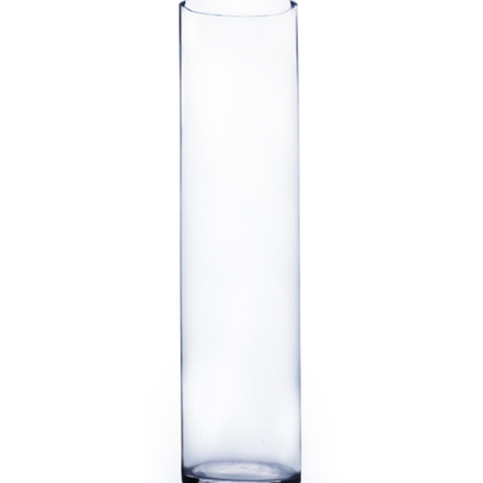 20"H X 5" CLEAR GLASS CYLINDER VASE