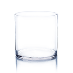 6"h x 6"d CLEAR GLASS CYLINDER