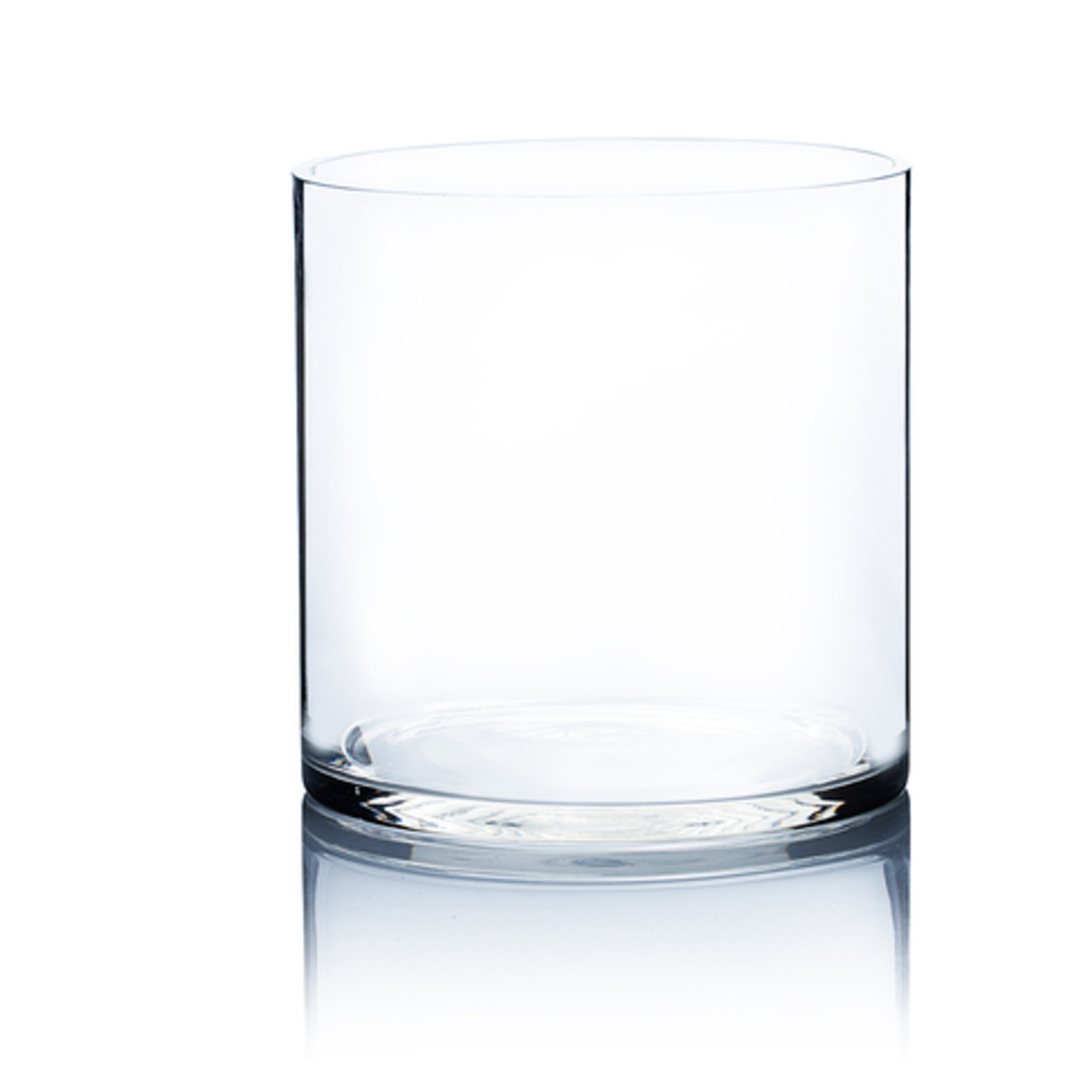 QUALITY WHOLESALE 7"H X 7" CLEAR GLASS CYLINDER VASE