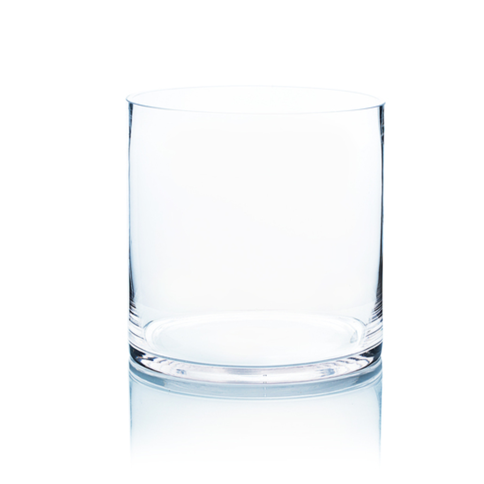 QUALITY WHOLESALE 8"H X 8" CLEAR GLASS CYLINDER VASE