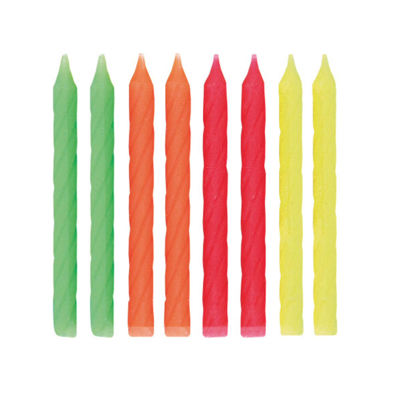 20 NEON BDAY CANDLES