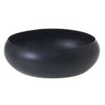 13.75"x 4.5” H BLACK Simply Collection LOW BOWL (AD)