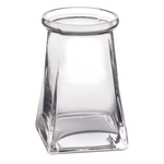 6.25”H X 4” OSLO GLASS VASE (AD)