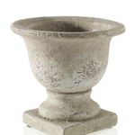 7.25”H X 7.75" OFF WHITE SANCTUARY URN (AD)