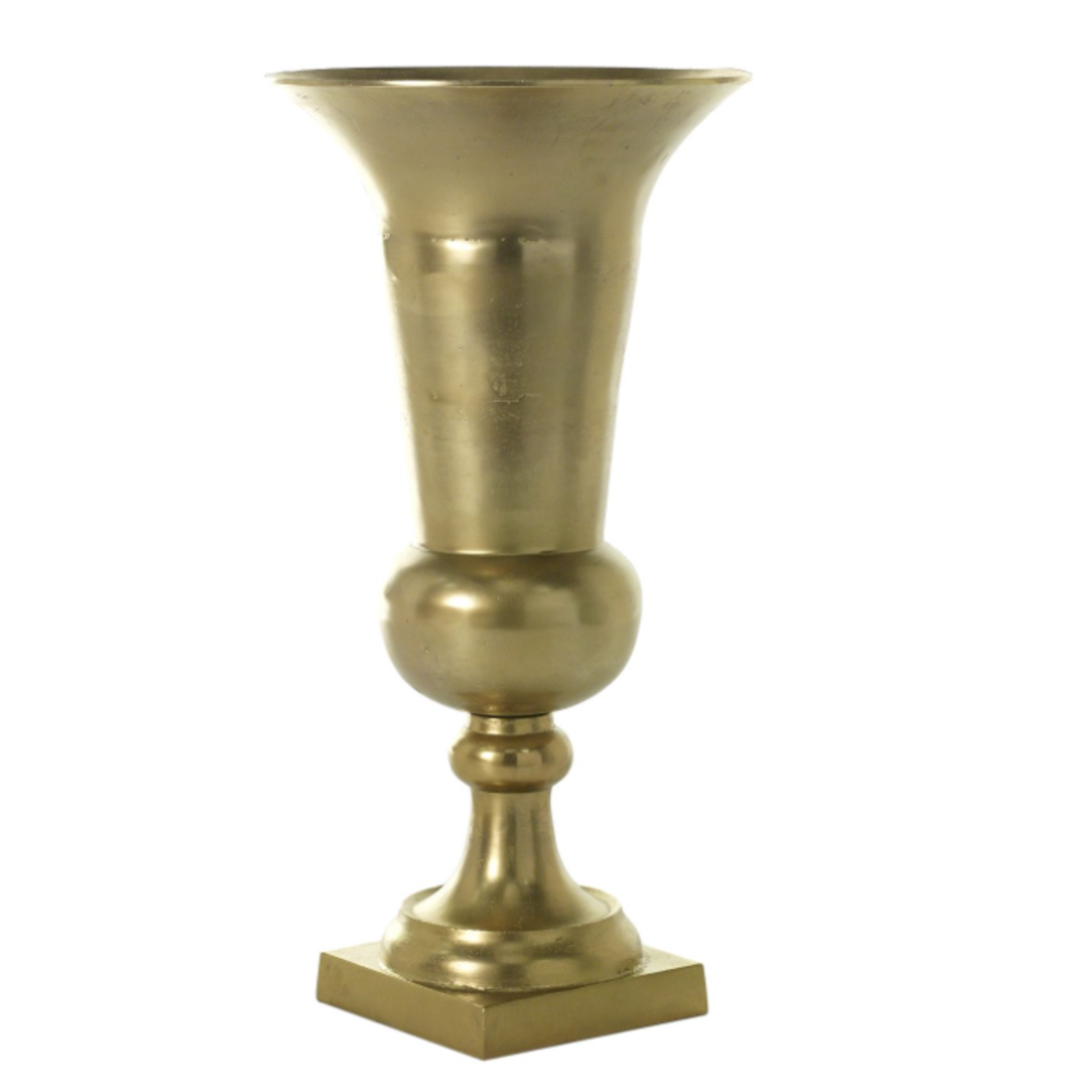 39.75”H X 20.5”GOLD SPARTA PEDESTAL (AD)