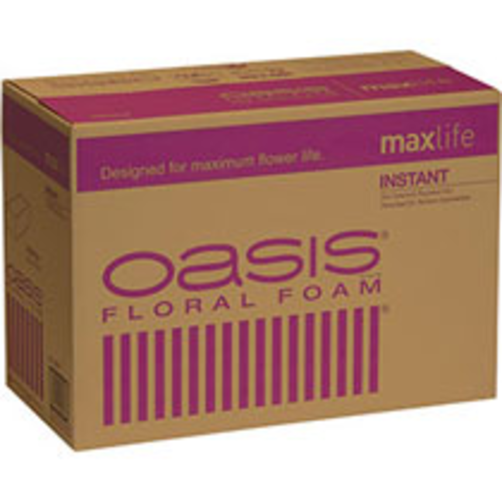 4" X 3" X 9" OASIS MAX LIFE Instant Floral Foam