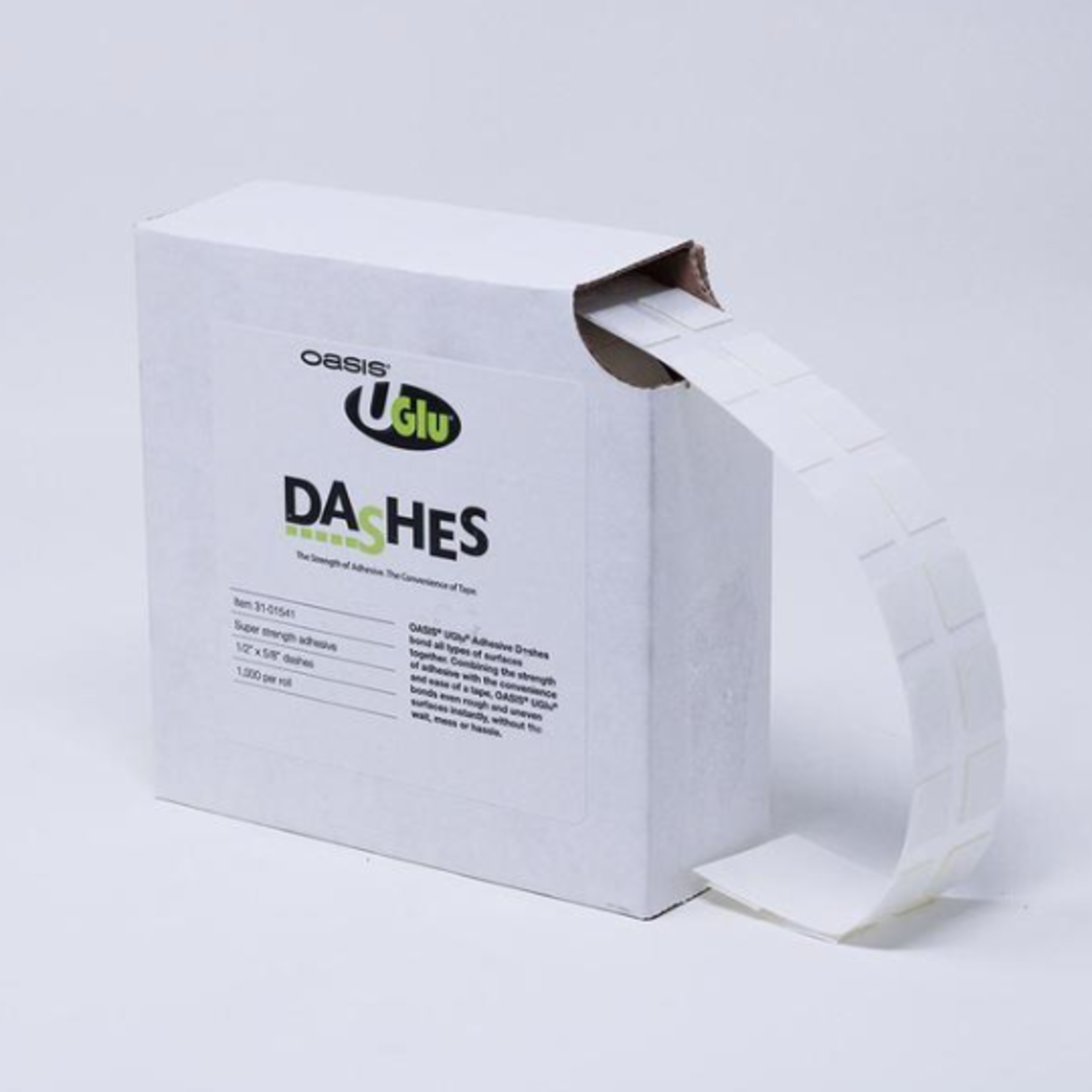 OASIS Uglu Adhesive Dash - 1,000/Roll - QUALITY WHOLESALE