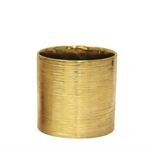 3" X 3" GOLD ETCH CERAMIC CYLINDER